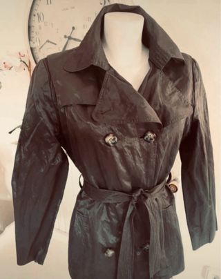 Gabardina Carolle Talla 40 Clásica Elegante