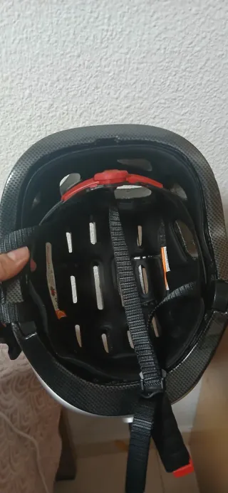 Casco de carbono c5 con cámara y bluetooth