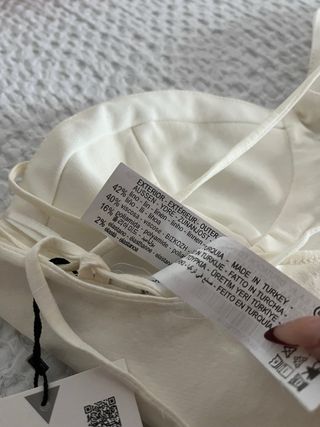 Top Corsé Zara Blanco