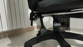 Sedia Gaming Nera con Logo Verde