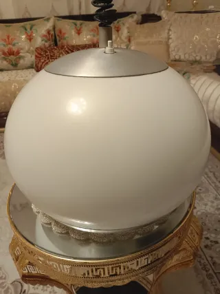 Lampadario saliscendi Rolly verde 1973