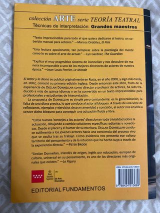 El actor y la diana (nueva edición)