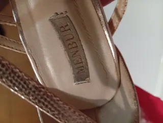 Eleganti Scarpe Menbur Dorate Taglia 40