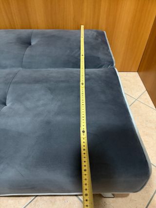 Divano letto click clack grigio perfetto