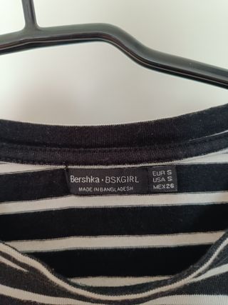 Sudadera rayas mangas volante