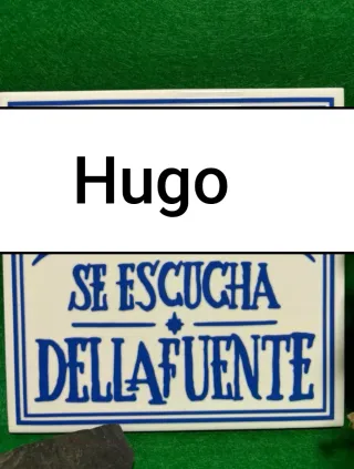 Azulejo decorativo SE ESCUCHA DELLAFUENTE