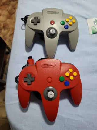 2 Mandos Nintendo 64 Originali