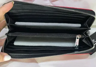 Cartera Sodini Roja Texturizada