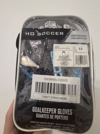 Guantes Portero HO SOCCER Talla 5.5 Competición