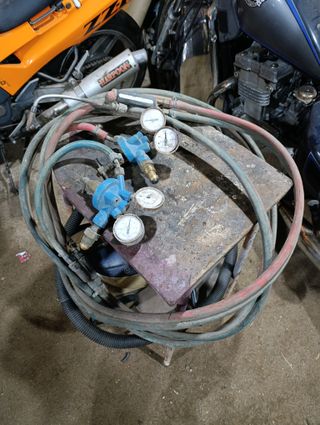 Vendo soplete de autogna,regalo soplete de corte.