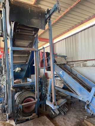 Cosechadora de zanahorias