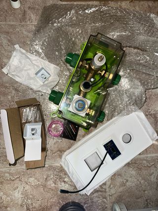 Válvula mezcladora de agua.