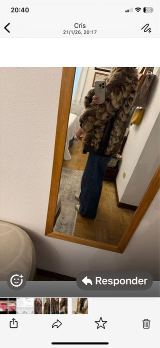 Chaquetón de pelo sintético