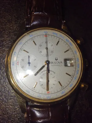 Cronografo Bulova automatico oro 18 kt