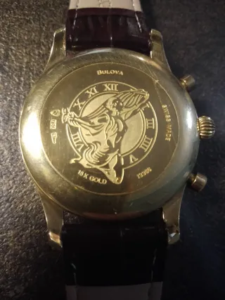 Cronografo Bulova automatico oro 18 kt