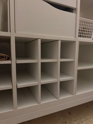 Separadores Botellas Ikea Kallax Blanco