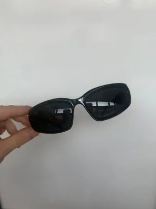 Occhiali da sole y2k Black sunglasses futuristic