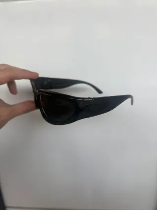 Occhiali da sole y2k Black sunglasses futuristic