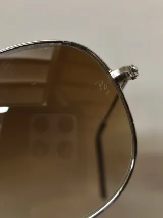 Gafas de sol Ray-Ban Aviator Marrón/Plata