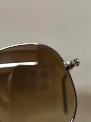 Gafas de sol Ray-Ban Aviator Marrón/Plata