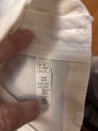 Corpiño Maison Lejaby encaje beige/blanco