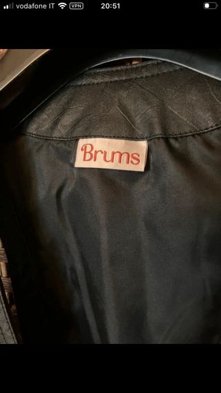 Gilet Brums similpelle nero vintage