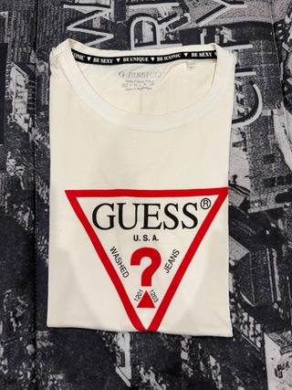 Camiseta Guess Blanca Talla XS