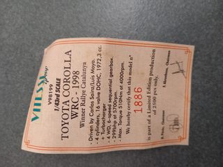 Toyota Corolla WRC 1/43 Castrol