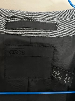 Chaqueta gris informal - Talla L