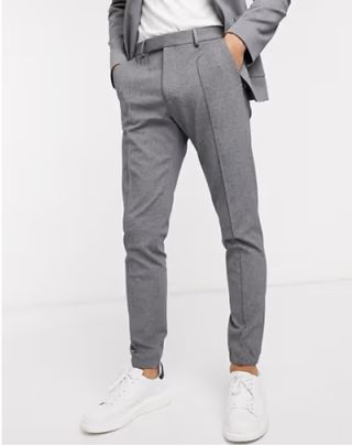 Chaqueta gris informal - Talla L