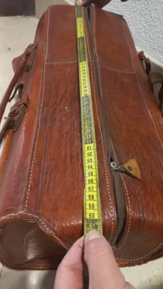 Maleta de cuero vintage