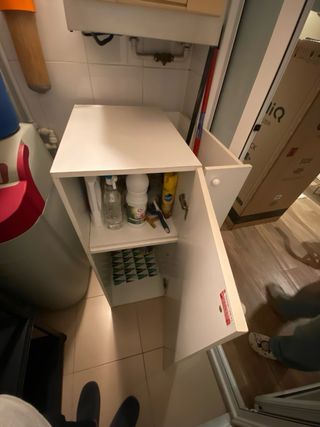 Mueble auxiliar blanco