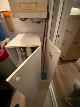 Mueble auxiliar blanco