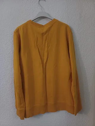 Sudadera mostaza hombre