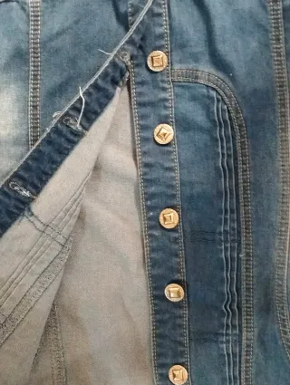 Salopette jeans donna blu