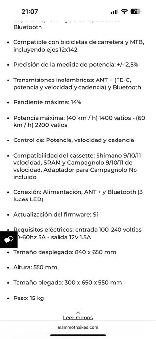 Rodillo Elite Direto X