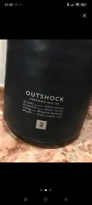 Saco de boxeo Outshock