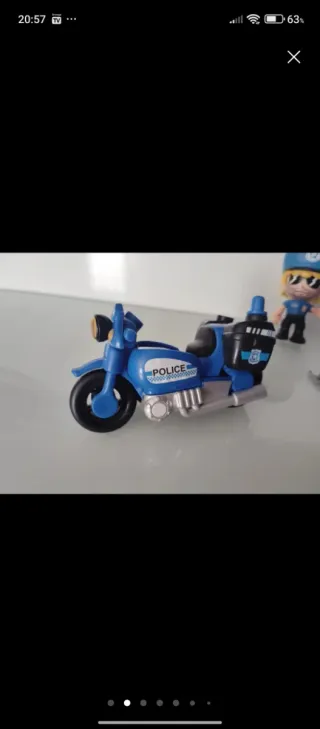 Juego Pin y Pon Policía