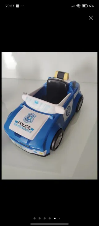 Juego Pin y Pon Policía