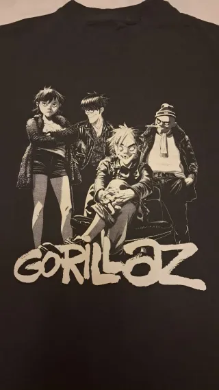Camiseta Gorillaz Manga Corta