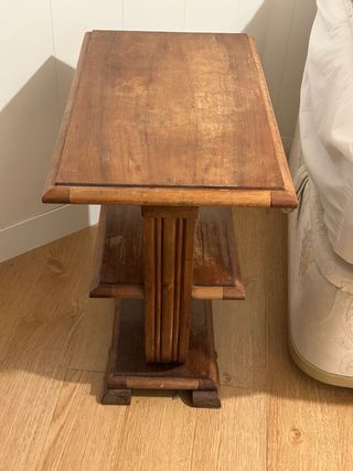 Mueble auxiliar madera antiguo