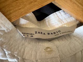 Camisa Blanca Manga Larga, diseño bohemio/elegante