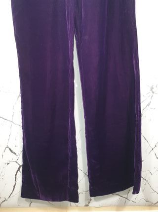 Mono terciopelo asimétrico morado nuevo