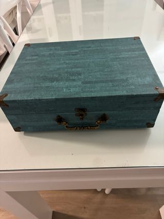 Tocadiscos Azul/Verde Estilo Vintage