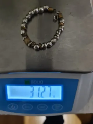 Pulsera Plata de Palo