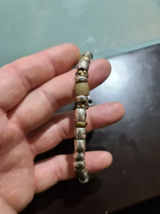 Pulsera Plata de Palo