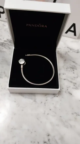 Pulsera Pandora Talla 18,5 cm. Corona