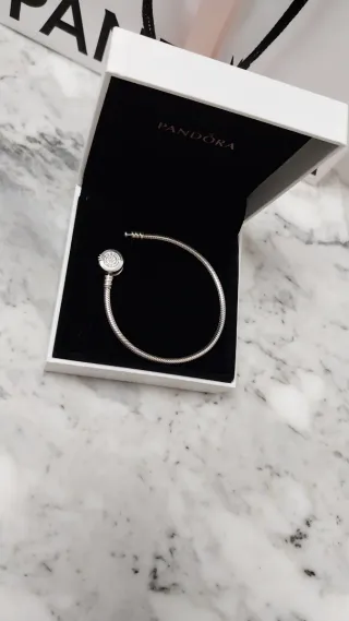 Pulsera Pandora Talla 18,5 cm. Corona