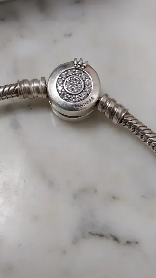 Pulsera Pandora Talla 18,5 cm. Corona