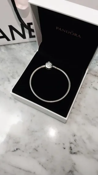 Pulsera Pandora Talla 18,5 cm. Corona